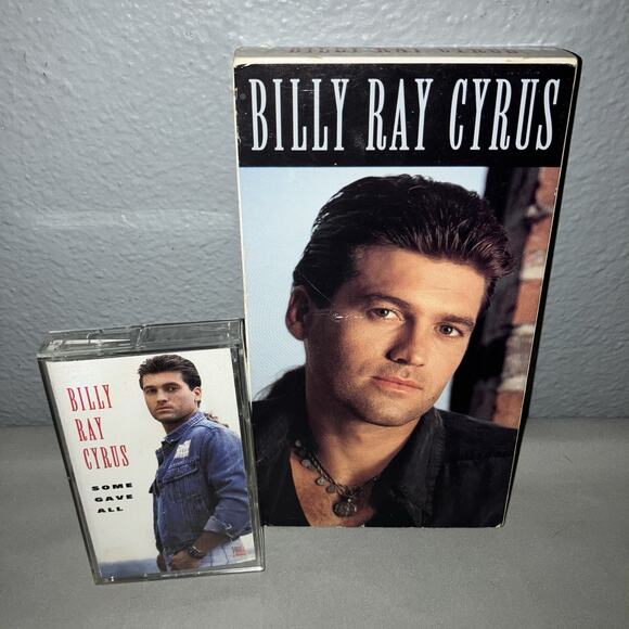 Vhs / Tape Billy Ray Cyrus 1992 Some Gave All Achy Breaky Heart Could’ve Been Me - Picture 1 of 11